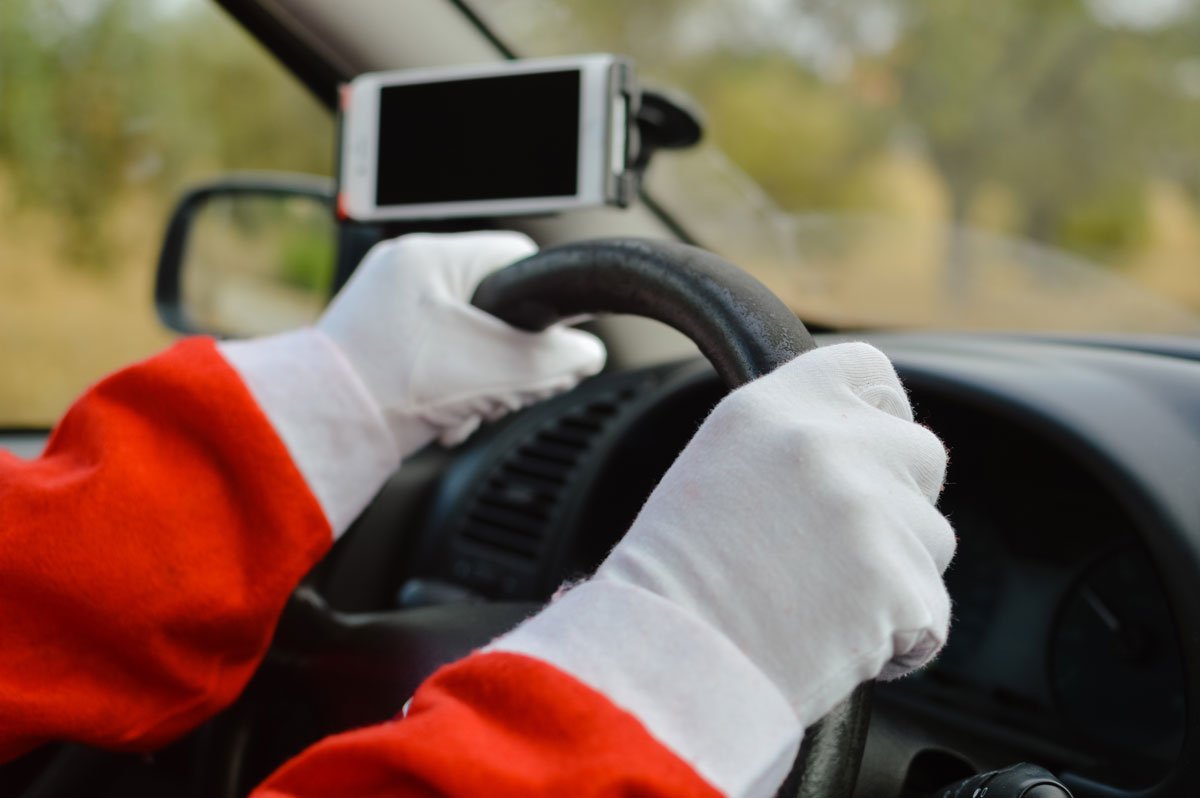 Santa-Driving
