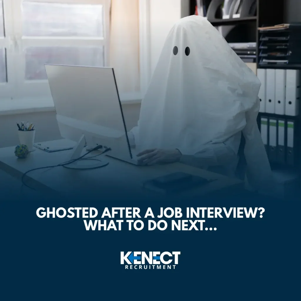 text: Ghosted after a job interview what to do next